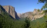 el capitan and bridalveil falls fromtunnel view 3