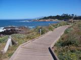 Moonstone beach boardwalk at Cambria
