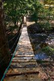 Swinging Bridge Over Pound River 10/19/05