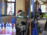 At the car wash...