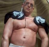 football player big belly stomach gut