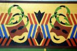 Theatrical stenciling in the Recreation Hall, Kolmanskuppe