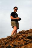 Inge at Sesriem