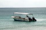 Dive boat, Coral Strand Hotel