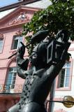 Karneval statue, Schillerplatz