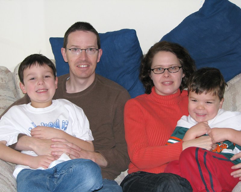 Duncan with Uncle Kevin & Aunt Chrystal
