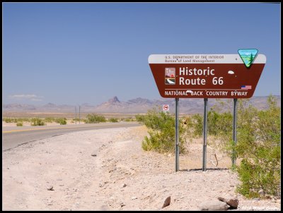 Route 66 Outside of Oatman AZ