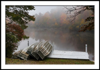 Fog at the Boat House/Price Lake