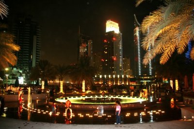 Dubai Marina at night UAE