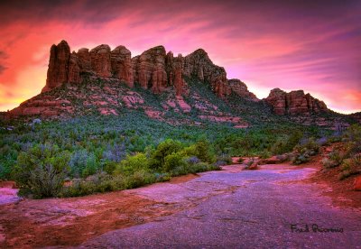 Crimson Sunset -  HDR Image (Rev 2) - see previous