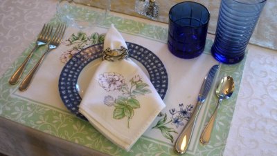 Place setting at Breakfast