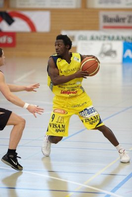 Starwings Nr 9 Amin Wright - Starwings Basket Regio Basel  Lausanne Basket  11.01.09 Sporthalle Birsfelden