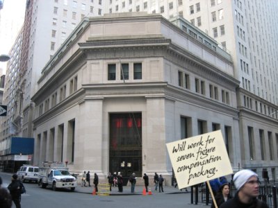 Wall Street, October 2008.
