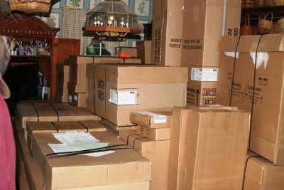the boxes arrive