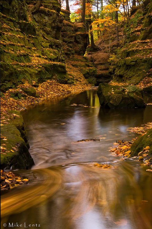 In the flow