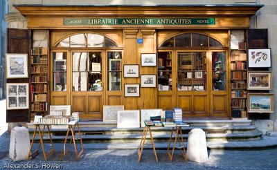 Antiquarian book shop
