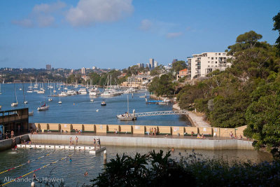 Dawn Fraser Pool and harbour