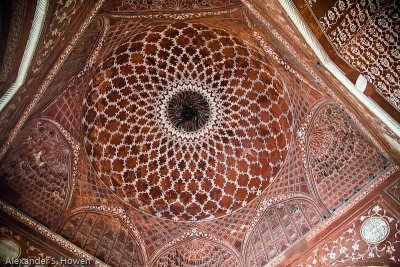 Ceiling of Masjid of Taj Mahal