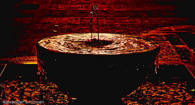 9 May 09 - molten fountain