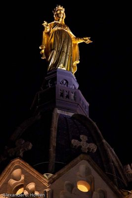 Golden virgin