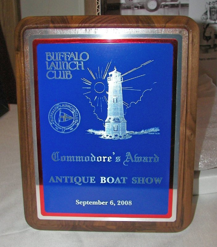 Buffalo Launch Club - Commodores Award ----->