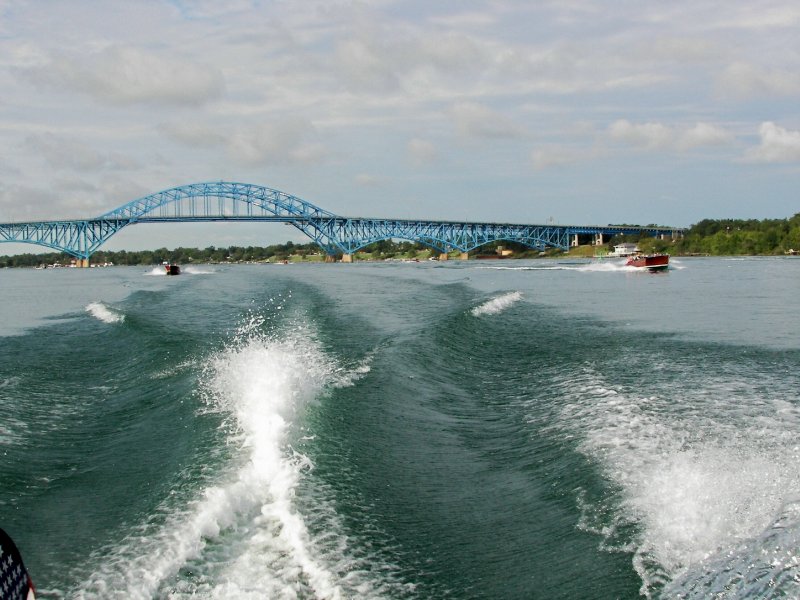 South Grand Island bridge in the background.