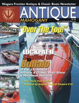 FALL 2008 Newsletter - Niagara Frontier Antique & Classic Boats