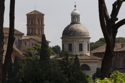 View from Palatino (S. Clemente)