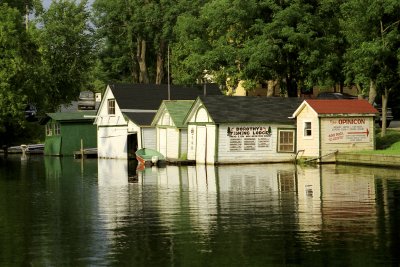 Boathouses - Chaffey's Lock, Ontario
