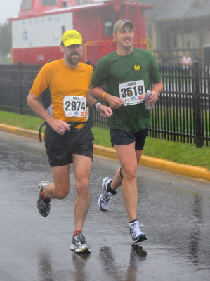 The race was cut short at 10 miles in St. Charles