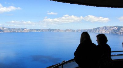 View from the Crater Lake Overlook