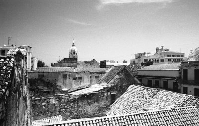 Roof top view of the Cathedral of Cartagena