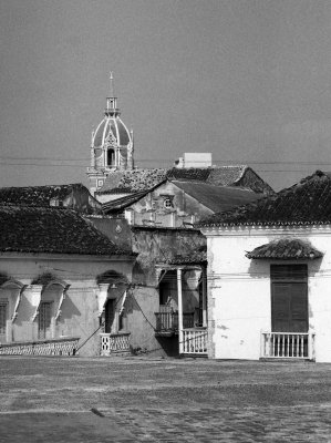 Roof top view of the Cathedral of Cartagena