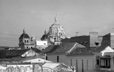 Rooftop view of San Pedro Claver Church