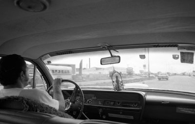 Taxi ride in Cartagena