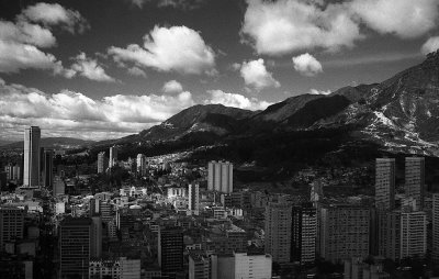 View of downtown Bogota