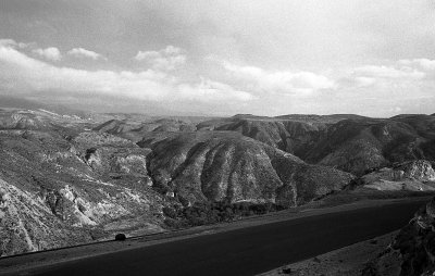 The Pan American Highway in Northern Equador