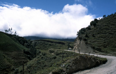 On the Pan American Highway South of Pasto