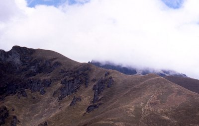 Mountain scenery near Quito