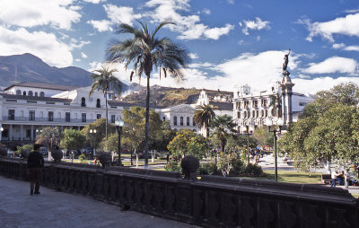 Colonial area of Quito