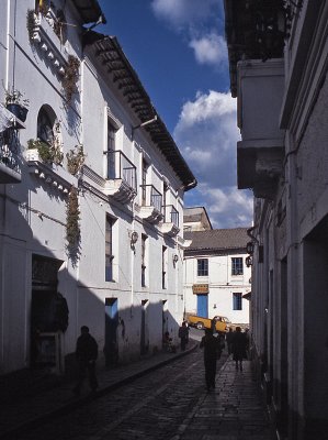 Colonial area of Quito
