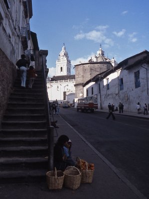 Colonial area of Quito