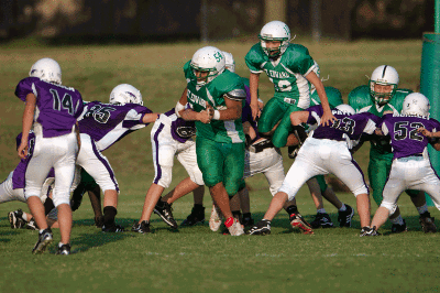 Images from game at St. Edwards