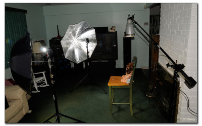 Basic 3 light studio - back drops to come...