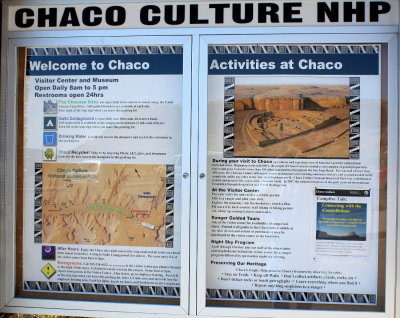 Information sign at Visitor Center