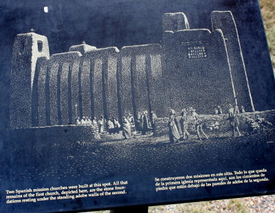 Pecos information sign