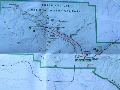 Chaco Culture map