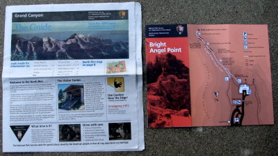 Grand Canyon brochures