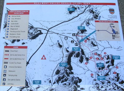 Monument Valley map