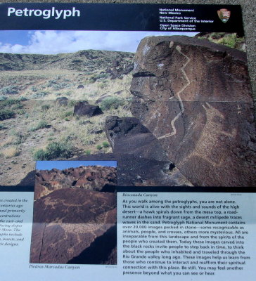 Petroglyph brochure